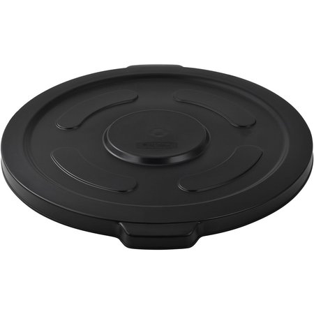 GLOBAL INDUSTRIAL Flat Lid, Black, Plastic 240465BK